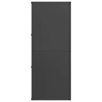 Brandhoutrek 40x30x75 cm koudgewalst staal zwart - thumbnail