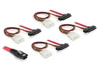 DeLOCK Mini SAS SFF-8087 > 4 x SAS SFF-8482 + power adapter - thumbnail