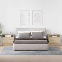 Nachtkastjes 2 st met lade 51x31x47 cm sonoma eikenkleurig - thumbnail