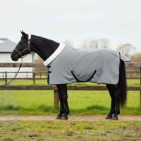 VidaXL Paardendeken volledig donkergroen 95 cm polar fleece - thumbnail
