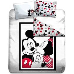 Disney Minnie Mouse Dekbedovertrek Kiss - 140 x 200 cm - Polyester