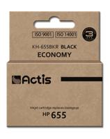 Actis KH-655BKR inkt (vervanging HP 655 CZ109AE; Standaard; 20 ml; zwart) - thumbnail