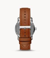 Fossil FS5661 Horloge Copeland staal-leder zilverkleurig-bruin 42 mm - thumbnail