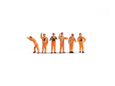NOCH 36275 N Rangeerpersoneel figuren Geverfd, Staand