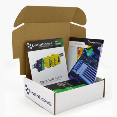Brainboxes Ethernet naar 3 relaisadapter