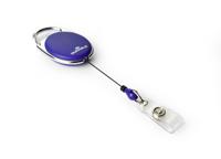 Durable JOJO STYLE - 8324 Rollerclip voor batch drukknopkoord Donkerblauw 0.8 m 832407 10 stuk(s) - thumbnail