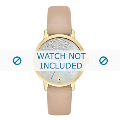 Horlogeband Kate Spade New York KSW1015 Leder Roze 16mm