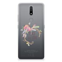 Nokia 2.4 Telefoonhoesje met Naam Boho Text - thumbnail