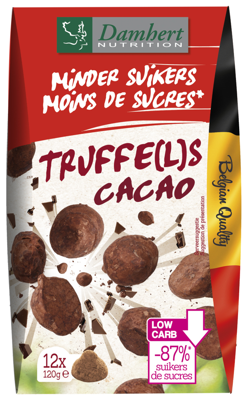 Damhert Truffels minder suiker 120 Gram