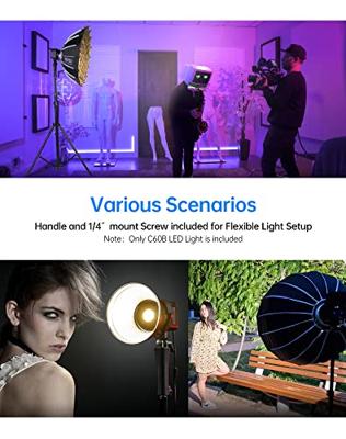 Sirui bi-color led spot lamp c60b