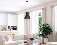 Eglo Zwarte hanglampEbury Ø 38cm - 43621 - thumbnail