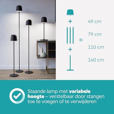 Eglo TerraslampMannera zwart - 901748