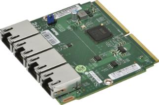 Supermicro AOC-MGP-i4M RJ-45 kanaal-netwerkmodule (0-55 °C, -40-70 °C, 0-90%)