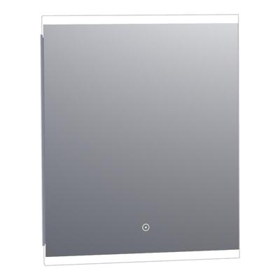 Brauer Jasper Spiegel - Rechthoekig - 60 cm - met Directe LED-Verlichting - Dimbaar - met Touchbediening