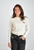 Marant Etoile t-shirt Martine TS0245FA-D1N06E ecru - thumbnail