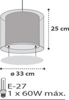 Dalber Kinderkamer hanglampClouds turquoise met wit - 41412H - thumbnail