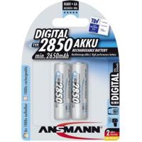 Ansmann Digital HR06 Oplaadbare AA batterij (penlite) NiMH 2650 mAh 1.2 V 2 stuk(s) - thumbnail