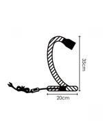 Home sweet home tafellamp Pier Rope - bruin - thumbnail