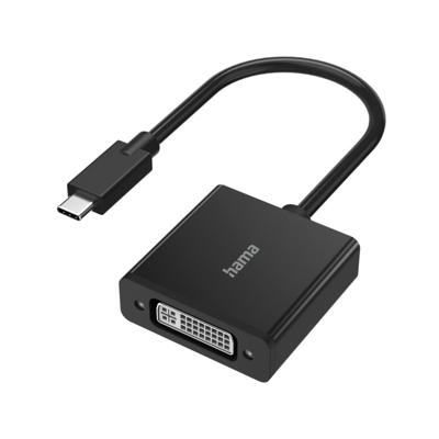 Hama Video-adapter USB-C-stekker - DVI-aansluiting Ultra-HD 4K Hama Video-adapter USB-C-stekker - DVI-aansluiting Ultra-HD 4K