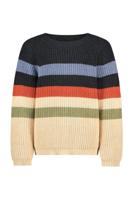 Like Flo winter sweater jongens - beige - Donin - gestreept - gebreid - thumbnail