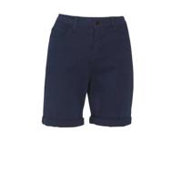 Cassis slim fit bermuda jeans donkerblauw - thumbnail