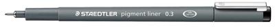 Fineliner staedtler pigment 308 0.3mm zwart Fineliner staedtler pigment 308 0.3mm zwart
