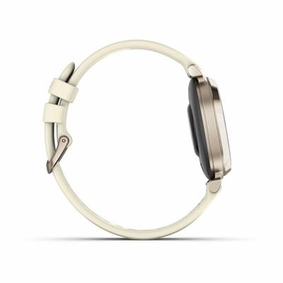 Garmin Lily 2, Dames smartwatch, Stijlvol ontwerp, Activity tracker, 18 sport apps, 5 dagen batterij, Slaap tracking, Cream Gold