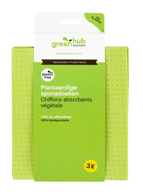 GreenHub Plantaardige Sponsdoeken