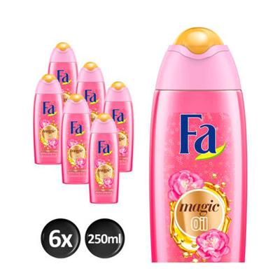 Fa Magic oil Pink Jasmine badschuim - 6x 500ml multiverpakking Fa Magic oil Pink Jasmine badschuim - 6x 500ml multiverpakking