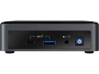 Intel NUC BXNUC10I7FNK2 PC/workstation barebone i7-10710U 1,1 GHz UCFF Zwart BGA 1528 - thumbnail