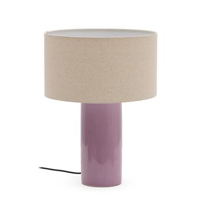 Kave Home Tafellamp 'Toneric' Keramiek, kleur Lila