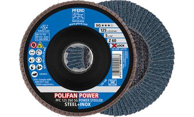 PFERD TOOLS 67786126 Lamellenschijf Diameter 125 mm Boordiameter 125 mm Staal 10 stuk(s)