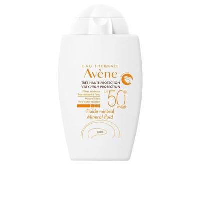 Avène Solaires Gamme Blanche 100% Minérale Fluide Minérale SPF50+ 40ml