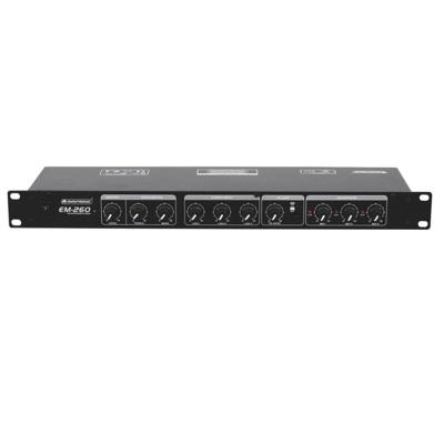 Omnitronic EM-260B 6-kanaals mixer
