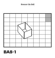 Raaco Inzetbakje 80 BA8-1, (8st.) op tray - 136501 - 136501 - thumbnail