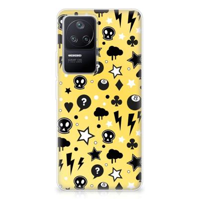 Silicone Back Case Xiaomi Poco F4 Punk Geel Silicone Back Case Xiaomi Poco F4 Punk Geel