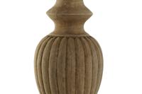 Bureaulamp Home ESPRIT Natuurlijk Jute Hout 50 W 220 V 44 X 44 X 91 cm - thumbnail