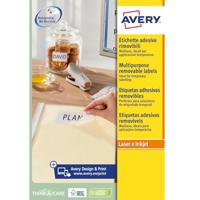 Avery Afneembare productetiketten ft 62 x 89 mm (b x h), 180 stuks, 9 per blad, doos van 20 blad - thumbnail