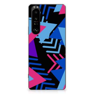 Sony Xperia 1 III | TPU Hoesje | Funky Triangle Sony Xperia 1 III | TPU Hoesje | Funky Triangle