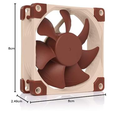 Noctua NF-A8 ULN PC-ventilator Beige, Bruin (b x h x d) 80 x 25 x 80 mm - thumbnail
