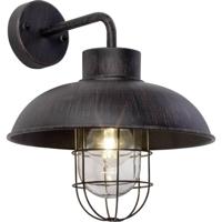 Brilliant Portland 96297/55 Buitenlamp (wand) LED E27 60 W Roest - thumbnail