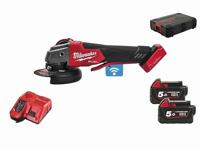 Milwaukee M18 ONEFSAG125XPDB-502X Accu Haakse Slijper 125mm 5.0Ah in HD Box - thumbnail
