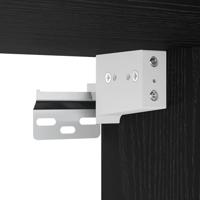 Tv-meubelset 8 pcs Zwart eiken 80 x 30 x 30 cm Bewerkt hout - thumbnail