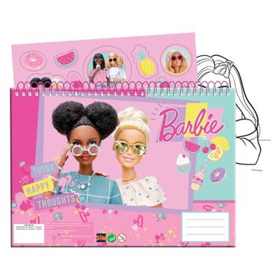 Mattel Tekenblok barbie, 40 vellen incl. stickers