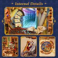 Tone-Cheer Book Nook Boekensteun Magical Library Bouwpakket Modelbouw - thumbnail