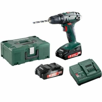 Metabo BS 18 Accu Boorschroefmachine | 18 V | 2 x 1.5 Ah Li-Power, SC 60 Plus | In Koffer - 602207550
