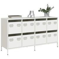 Dressoir 135x39x73,5 cm koudgewalst staal wit - thumbnail