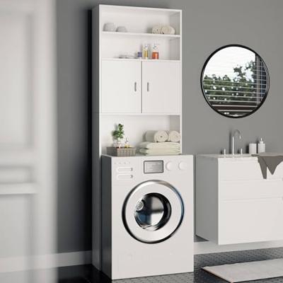 Wasmachinekast Neapel Wit 195x63x20cm