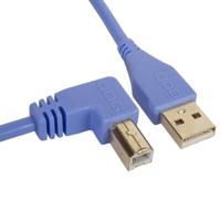 UDG U95005LB audio kabel USB 2.0 A-B haaks blauw 2m - thumbnail