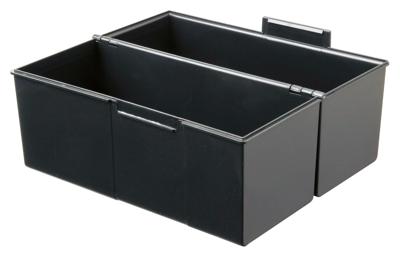 HAN 975-13 Kaartenbox Zwart Aantal kaarten (max.): 500 kaarten DIN A5 liggend
